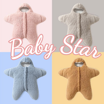 Pink Baby Star Cashmere Footie